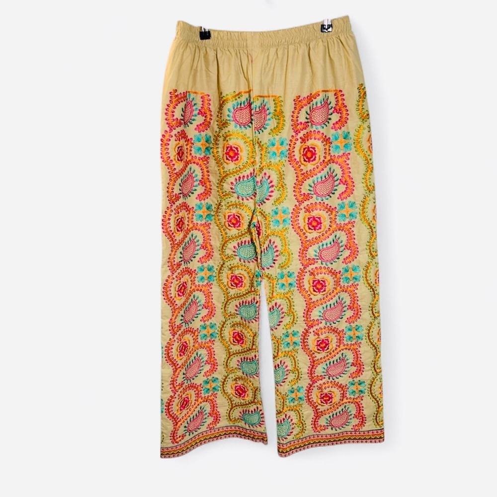 Colorful Embroidered Boho / Hippie Pants